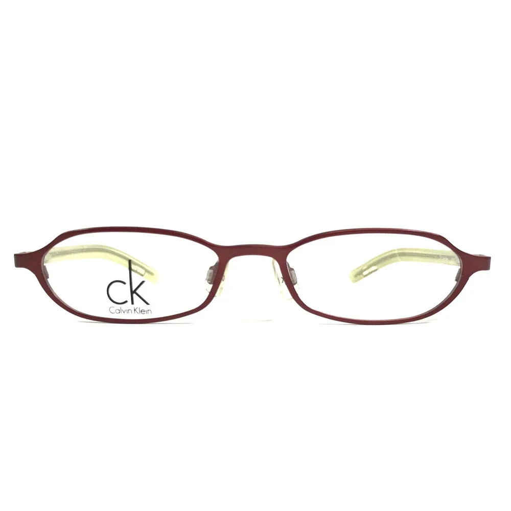 Calvin Klein Petite Eyeglasses Frames ck5110 528 Red Green Oval 50-17-135